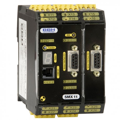 SMX 11-2 compact safety control with Safe Motion (expanded encoder)