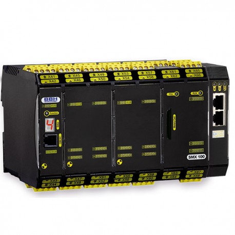 SMX100-4 modular control unit with bus communication
