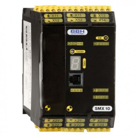 SMX 10R compact safety control without Safe Motion (enhanced relay outputs)